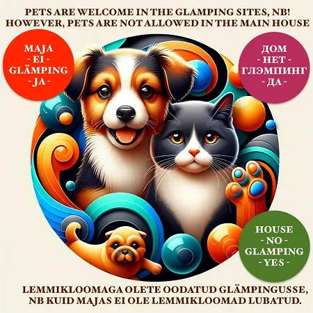 Alloggio per agriturismo Puhkemaja Ja Glaemping